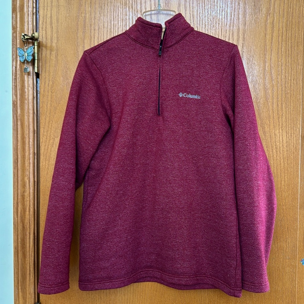 Men’s Columbia Quarter-zip Pullover sweater size small